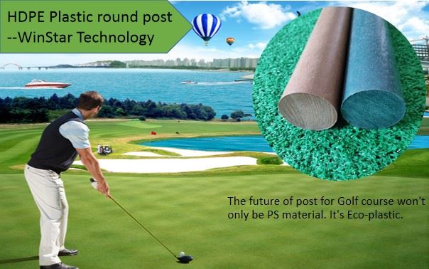 Pusingan Daur Ulang D50mm Untuk Padang Golf Telah Menyelesaikan Pengeluaran P...