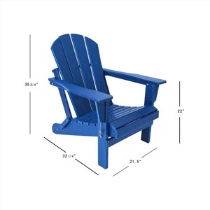 Kerusi Adirondack HDPE yang selesa